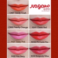 Nagano Collagen Lipstick-Red Natural Lipstick Red Series