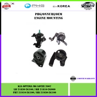 Kia Rondo Oem Engine Mounting (LH 21830-2G100/RH 21810-2G000/FRT 21910-2G100/RR 21930-2G100)