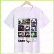 PS2 Delta Force Cosplay cloth summer T-shirt Anime Short Sleeve Top SP2