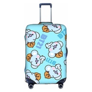 BT21 Travel Luggage Cover Suitcase Protector Fits 18-32 Inch Luggage