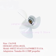 Outboard Propeller For Yamaha 13x19-K 60FET/85A/E115A/F90BET/F115A Aluminum OEM 6E5-45941-00-EL