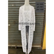 White bridal kebaya/ijab kebaya