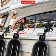 SMARTSIMPLE 1PC 304 Stainless Steel Quick Thread Hook Adjustable Sliding Anchor for Mudguard & Marin