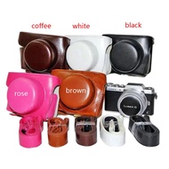 PU Leather Camera Bag Case For Panasonic Lumix GF7 GF8 GF9 GF10