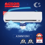 ACSON aircond NON INVERTER R32 1.0HP-2.5HP A3WM10N/A3WN15N/A3WN20N/A3WM25N Penghawa Dingin