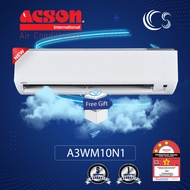 ACSON aircond NON INVERTER R32 1.0HP-2.5HP A3WM10N/A3WN15N/A3WN20N/A3WM25N Penghawa Dingin