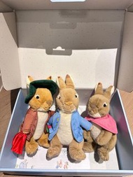 Peter Rabbit 兔子公仔3隻 彼得兔 毛絨玩具