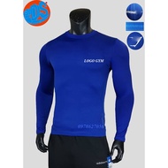 Gymshark men's heat-retaining shirt, full-color gym body shirt