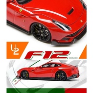 1:64 MODEL U2 - Ferrari F12 DMC Berlinetta V12 (F152) Red Color
