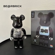 [HYC] BE@RBRICK 2G BLACK CHROM 庫柏力克熊 潮流公仔 400% 100% SIZE : 500%