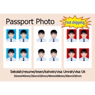 Passport Size Photo Printing Service | Cuci Gambar Saiz Pasport