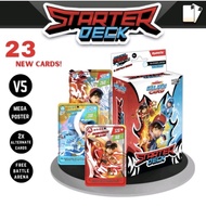 Introducing BoBoiBoy Galaxy Card - Starter Deck V5 with 23 cards and battle arena mat!