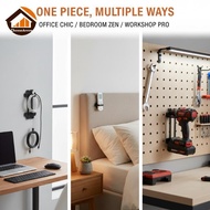 CheeseArrow Secure Storage Wall Mount Charger Holder for DC18RC DC40RA Suitable for Garage Power Too