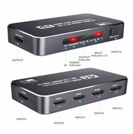 Others - 5合1輸出HDMI Switch 4K @ 60Hz超高清HDMI切換器 (無線遙控, 一件) PS4 PS5 XBOX