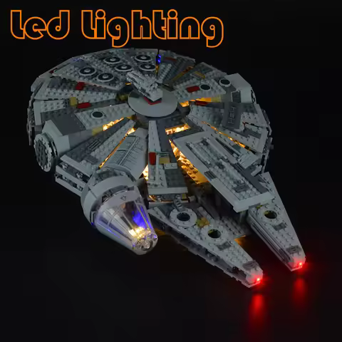 Lighting Set For LEGO 75105 Millennium Falcon Starings Wars Movie Not Include Building Blocks (Only 