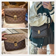 LV sling bag▩◘LV handbags Louis Vuitton METIS classic presbyopia color matching messenger bag should