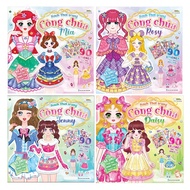 Combo Sách Thời Trang Công Chúa: Mia Rosy Jenny Daisy (4 Cuốn) - Kèm Stickers