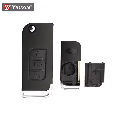 For Indian Mahindra Roger XUV Remote Car Key Shell Cover Case Fob Housing 3 Buttons Flip Folding Rep