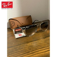 [Original] RayBan Aviator Silver Frame gray Gradient Lens Rb3026 003/32 62Mm sunglasses
