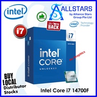 (ALLSTARS) Intel Core i7 14700F 14Gen LGA1700 Box Processor (P-Core : 8, E-core : 12) (Warranty 3yea