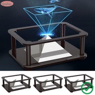 XUESHAN Pyramid Hologram Projector, Plastic Creative  Holographic Display Stand, Universal Toys Holo