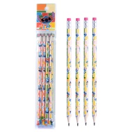 HB Black Pencil Stitch Pattern Authentic Masterart License 4 Pencils