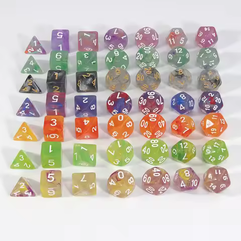 7pcs DND Dice Set D4-D20 Polyhedral Dice, Perfect for Board Game Role Playing Game