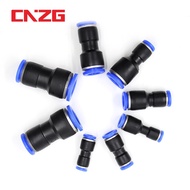Pneumatic Fittings Plastic Tube Push in Quick Connector PU PG 4mm 6mm to 8mm 10mm Air water oil Hose