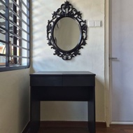 [PRELOVED] IKEA BRIMNES Vanity / Dressing Table (Sleek Black) - Lightly Used