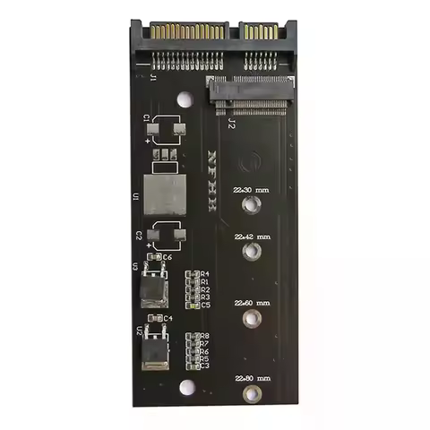 B+M Key SATA M.2 NGFF SSD to SATA3 Adapter M.2 to SATA Expansion Card Raiser