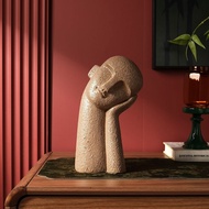 Abstract Thinking Man Statue Resin Sculpture Home Decor Room Decor Vintage Decoration Room Accessori