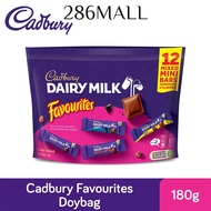 Cadbury Favourites Dairy Milk Chocolate Doybag Favourites 4 Flavors 12 Mini Bars 180g [ 286MALL ]