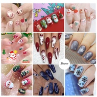 CONTENTS 2 PACKS NAIL ART 3D NAIL ART STICKER XMAS