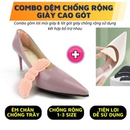 Combo High Heel Lining, Wide Anti-Scratch Doll, Scratch-Resistant, Slip-On Heel, Foot Pain. Heel Lining, Shoe Toe Liners Reduce Shoe size