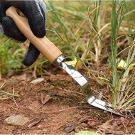 มือจับไม้สากลสแตนเลสเครื่องมือกำจัดวัชพืชมือปลูก God Grass Extractor ฟาร์มขุดสนามหญ้าตัดแต่งง่ายและใช้งานง่าย