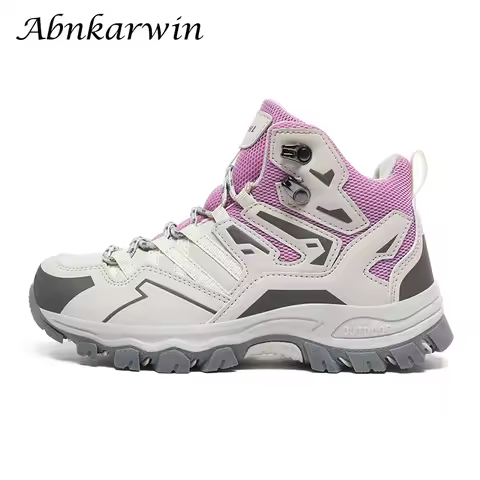 Outdoor Women Ankle Hiking Boots Trekking Shoes Mountain Tracking Treking Sneakers 2023 New Dropship