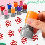 JENNIFERDZ Star Grading Stamp, Positive Review Students Rewards Rewards Flower Stamp, Pocket DIY Dra