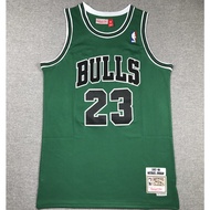 IDAWN7 Chicago BULLS Basketball Sports T-Shirt #   23 Michael Embroidered Green