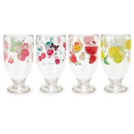 Sanrio 日本正版 膠杯 酒杯 矮腳杯 (Fruit) Kuromi 可羅米 My Melody Hello Kitty Cinnamoroll 玉桂狗