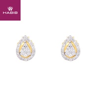 HABIB Daanya Diamond Earring in 375/9K Yellow Gold