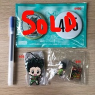 全新正版 全職獵人 Hunter X Hunter HXH 小岡 絕版號碼牌 盒蛋 匙扣