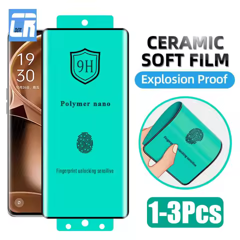 Explosion-proof Ceramic Soft Film For OPPO Find X6 X5 X3 X2 Pro Screen Protector for OPPO Reno 9 Pro