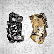 NANA Co-Branded Same Style Empress Dowager Armor Ring Colorful Paint Four-Section Saturn Ring