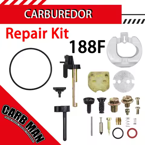 1 Set Generator Carburetor Repair Kit With Needle Bowl Float Gasket Seal Pin For Honda GX240 GX270 G