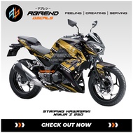 Striping Ninja Z 250 Kanji Naga / Stiker Motor Kawasaki Ninja z250 Desain Custom