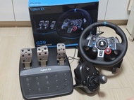 Logitech G29 軚盤連腳踏及排檔+可摺賽車架