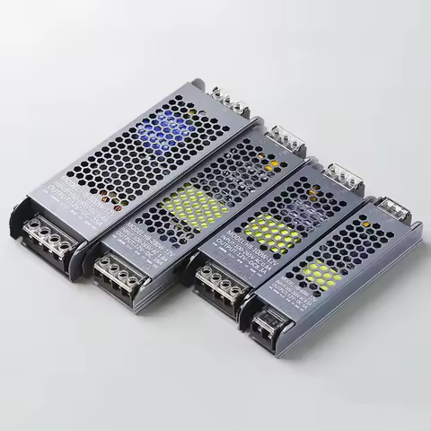 AC DC Transformers 220V To 12V 24V Switching Power Supply 500W 12V 24V Super Thin 12 24 V Volt 60W 1