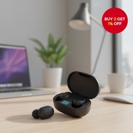 E6S Wireless Bluetooth Earbuds Noise Cancelling Headset with Microphone