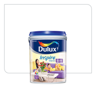 Dulux Inspire Interior Glow - Interior Wall Paint 5L (White Colour)