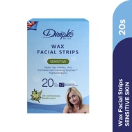 Dimples Wax Facial Strips - Sensitive